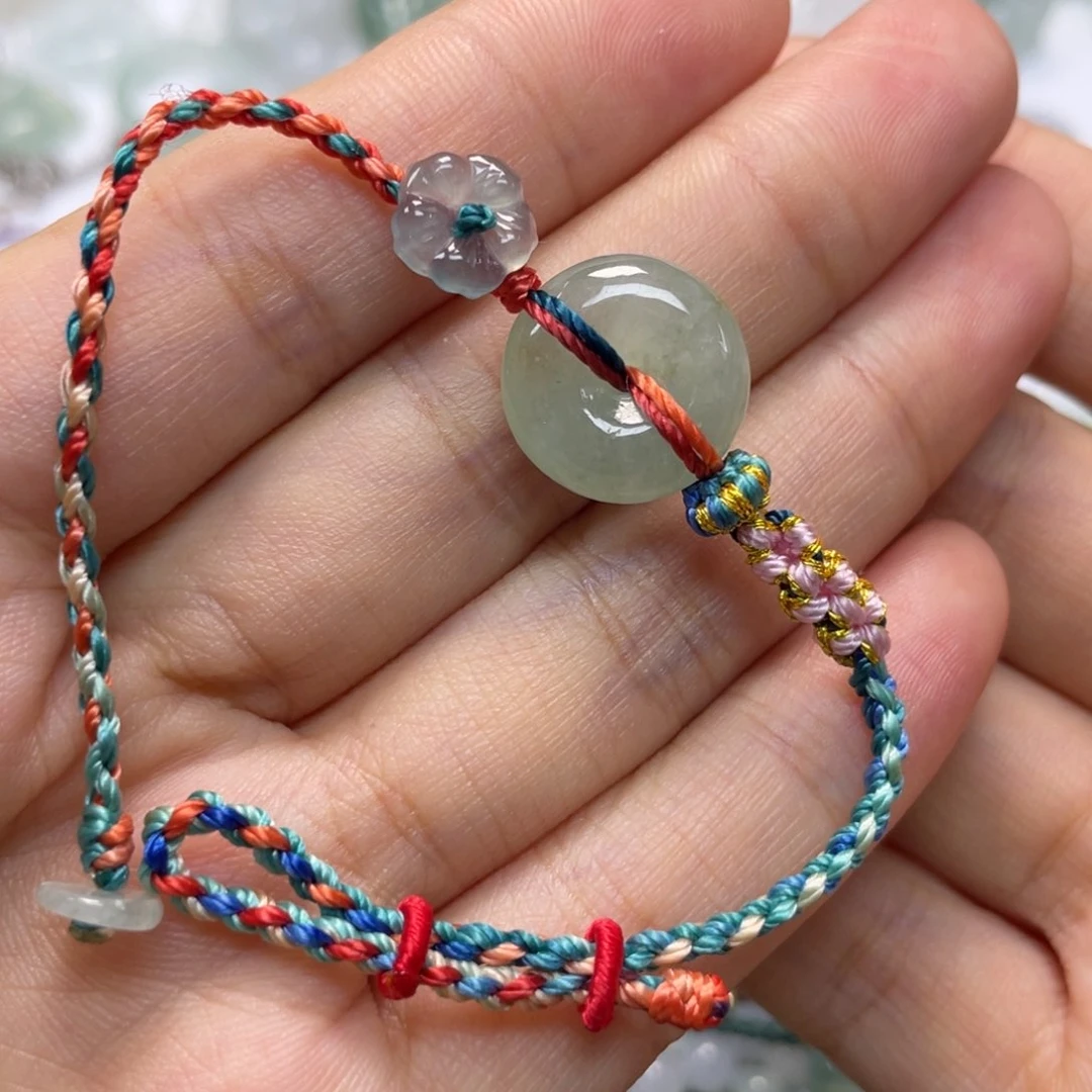 未镶嵌手绳翡翠手绳