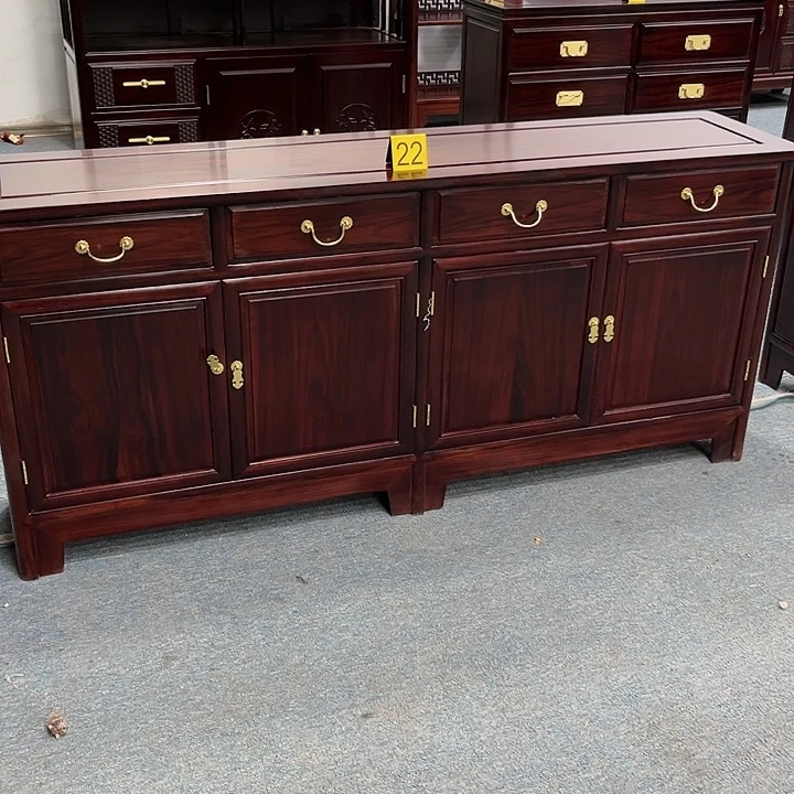 黑酸枝木类端景台正*一个餐边柜