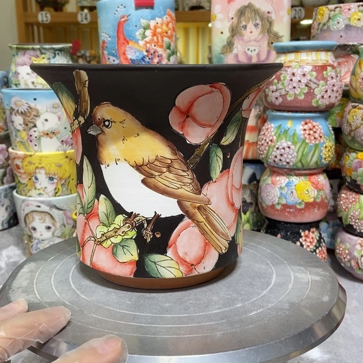 景德镇艺术手绘作品