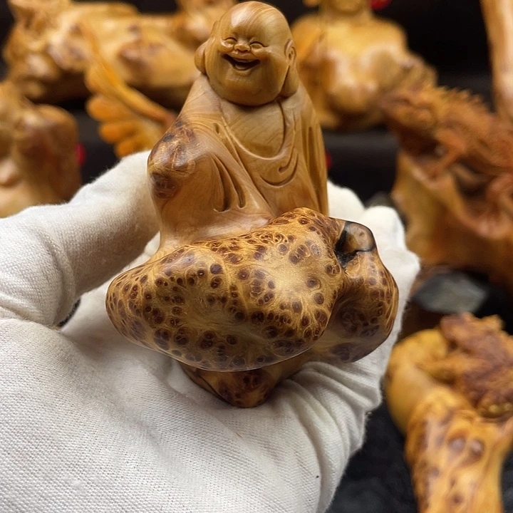 柏木（崖柏）米勒手把件