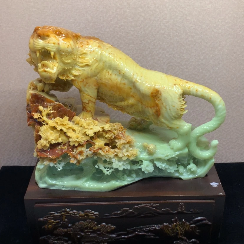 【闪购商品】未镶嵌蛇纹石玉摆件覆膜