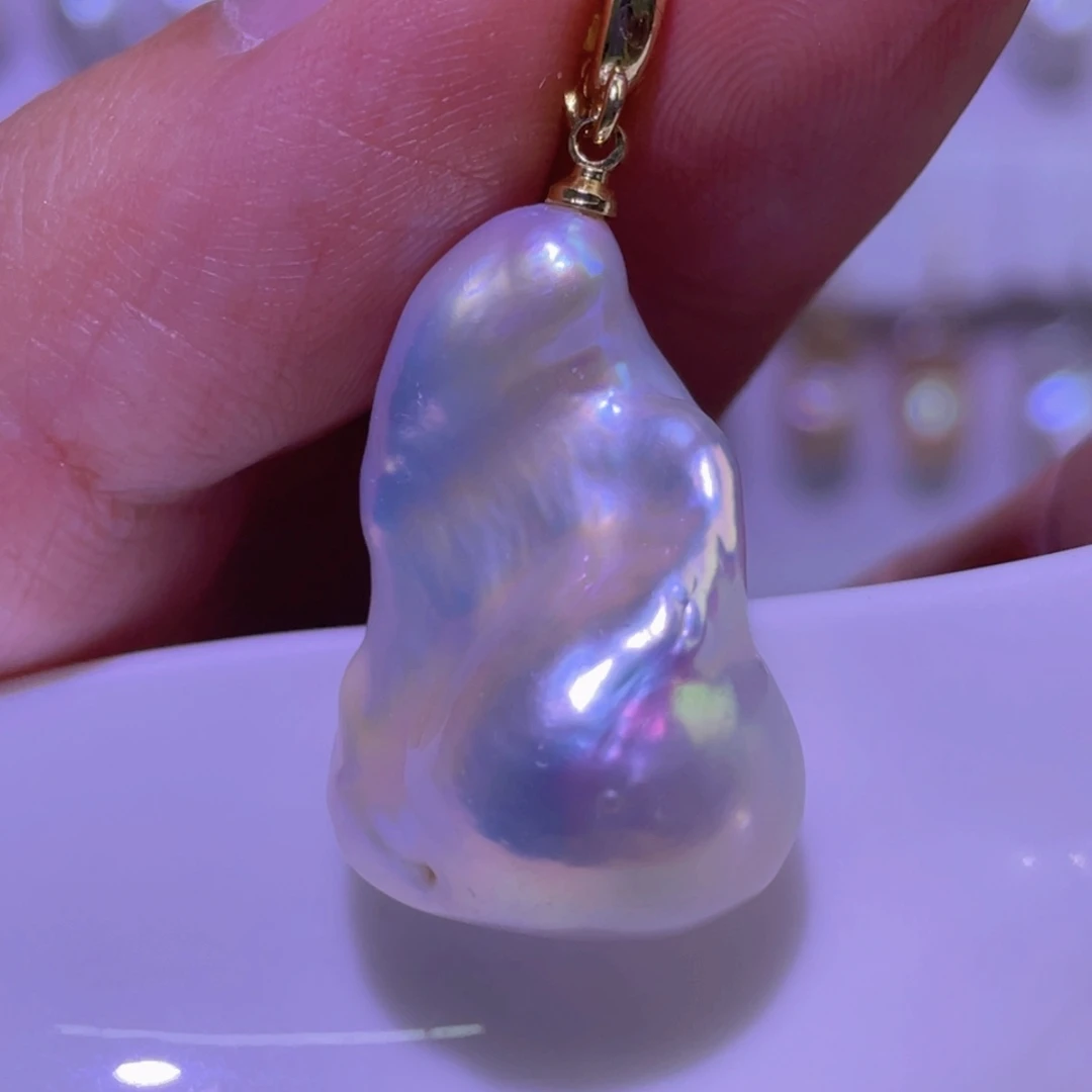 未镶嵌天然淡水珍珠吊坠淡水珍珠