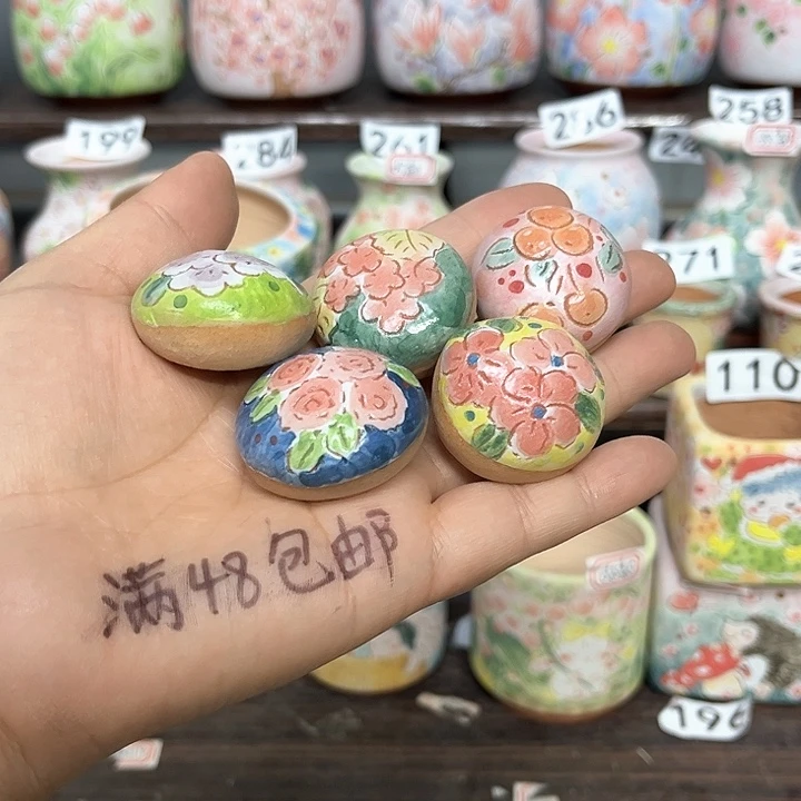 手工制作多肉花盆