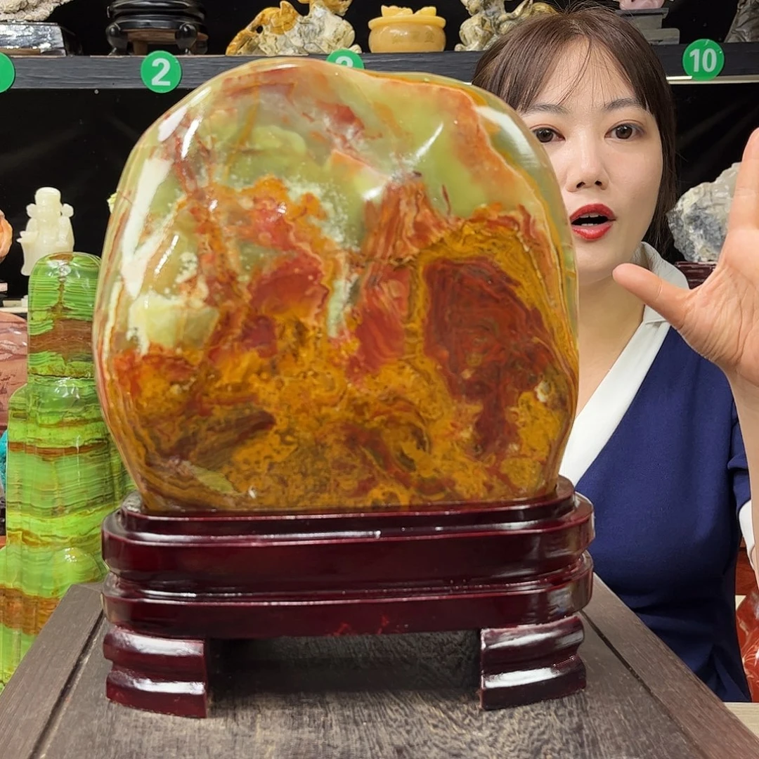 三***哥玉玉石家居摆件装饰