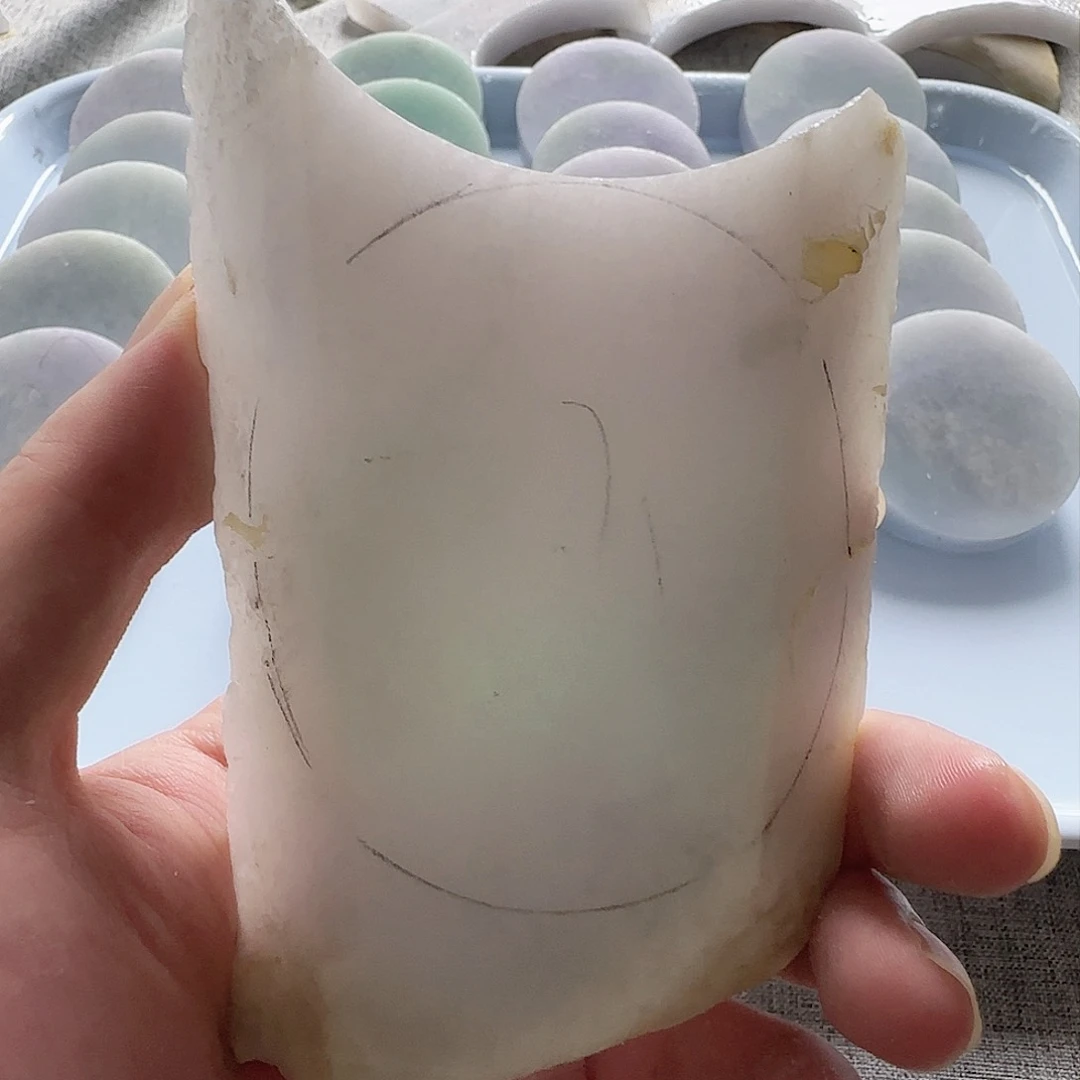 翡翠裸石翡翠A货边角料