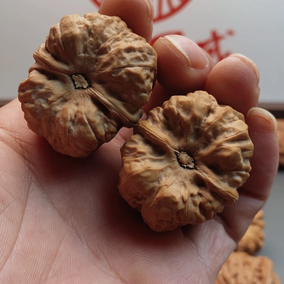 把件文玩核桃蛤蟆头手捻