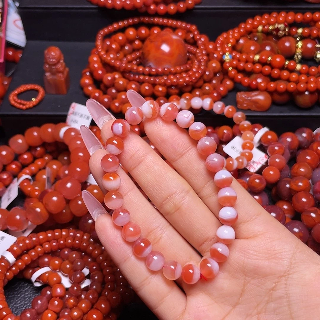 未镶嵌手链南红玛瑙