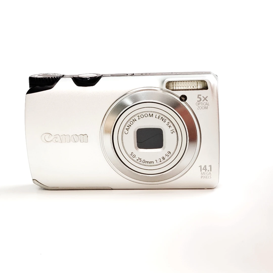 95新 Canon/佳能 a3200银色性价比推荐1400万像素冷白色彩多