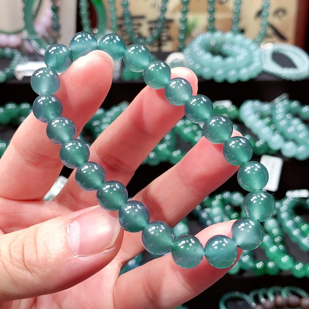 翡翠未镶嵌手链卡9