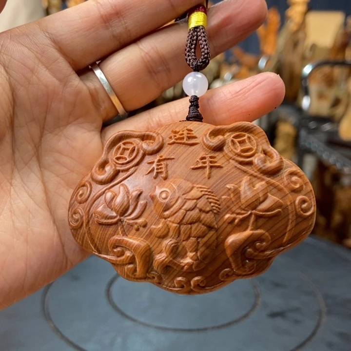 柏木（崖柏）手把件