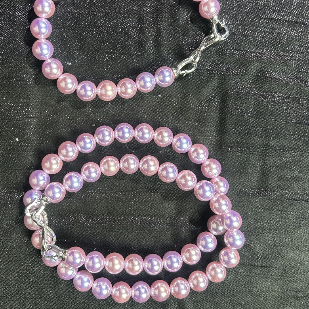 C1【东哥专属】【强极光炫彩樱花粉】10mm