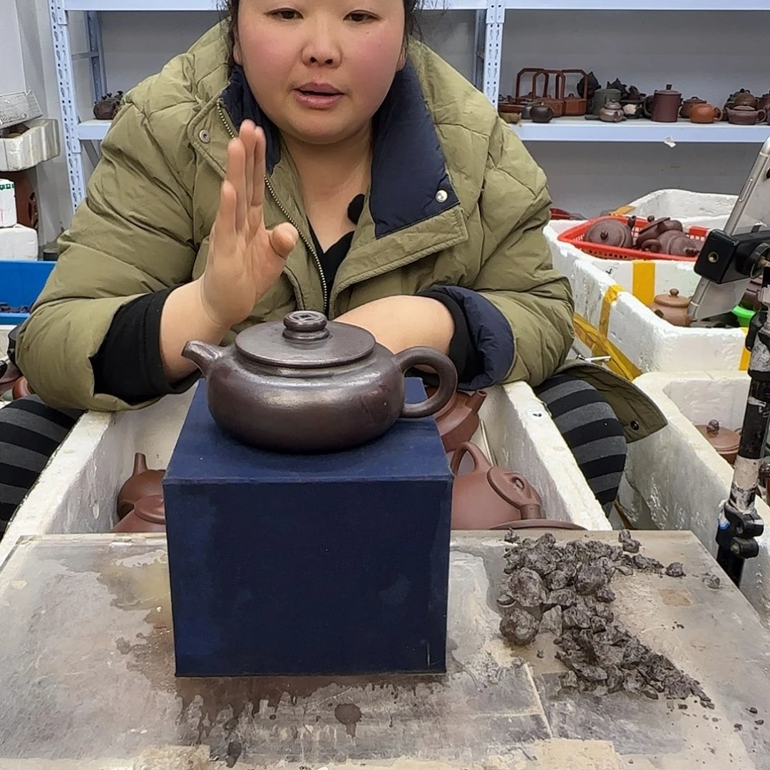 茶壶紫砂宜兴紫砂壶瑕疵