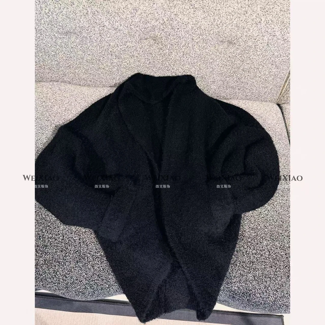 微笑家 极简系列【起球斗篷】毛衣斗篷外套