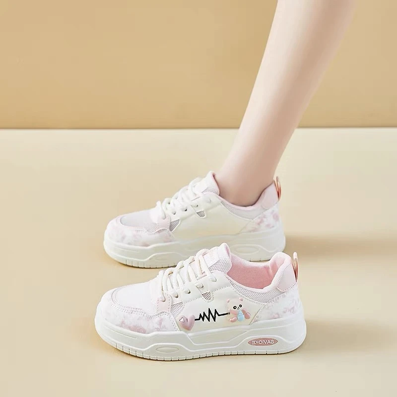 秋冬网面百搭学生板鞋小白鞋5569