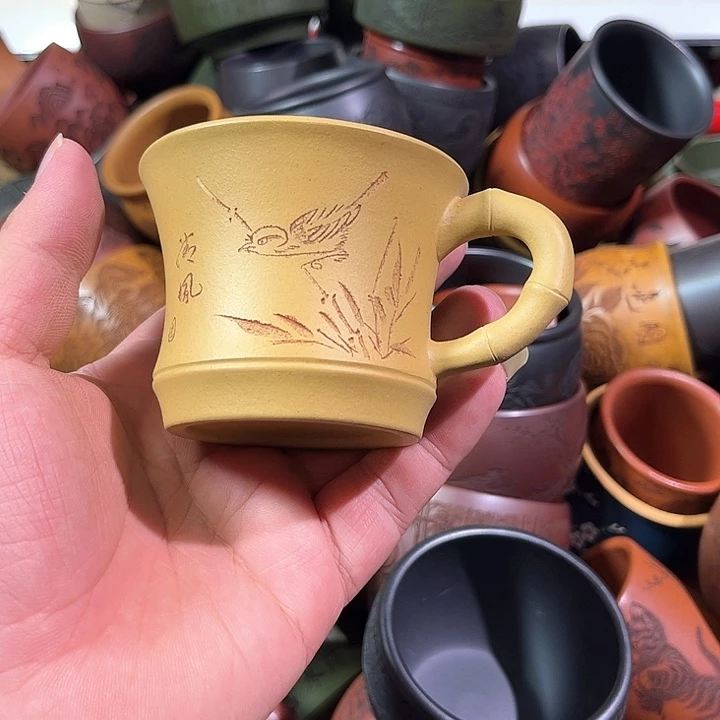 茶杯紫砂全手工紫砂主人杯