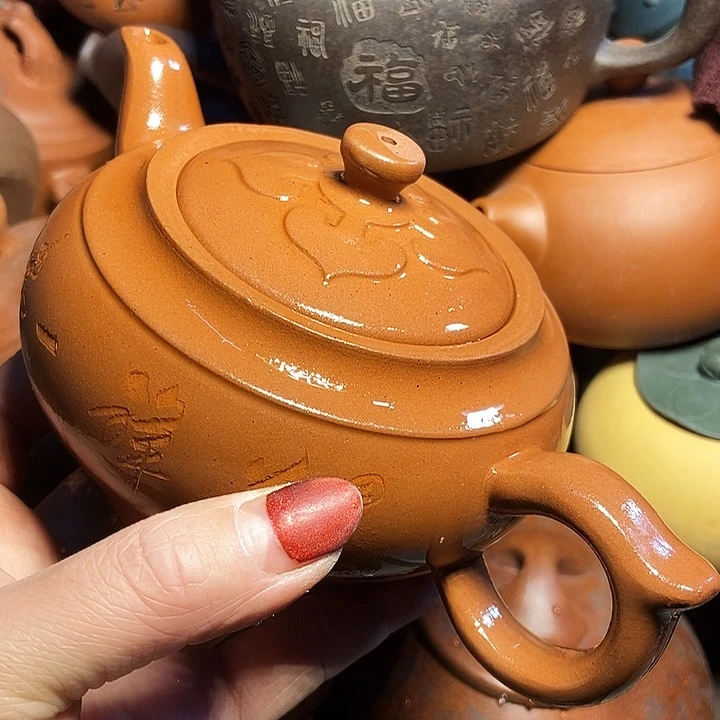 全手工制作 宜兴紫砂茶壶