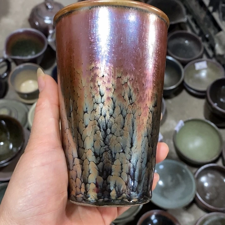 茶盏建阳建盏微瑕可乐杯