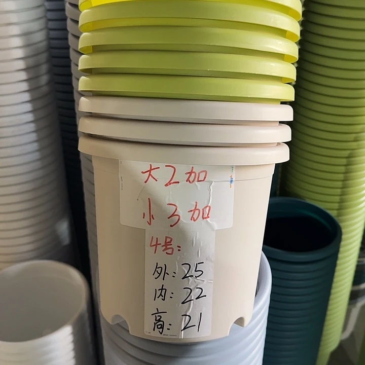 四季4#口径25灰白5个无托