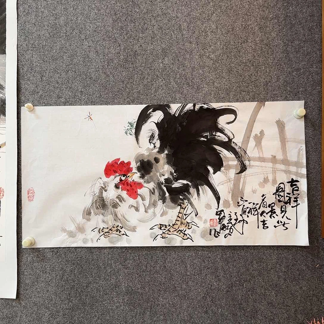 国画娄鹏老师手绘作品