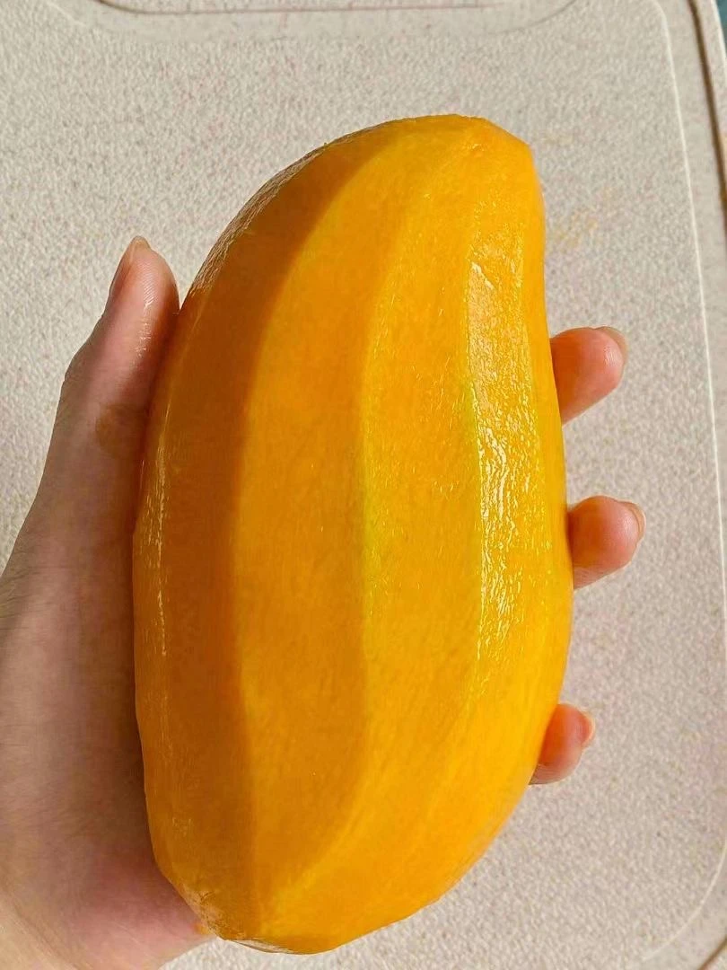 海南热带水果金煌芒果350至450g超甜5斤礼盒装京东包邮超甜