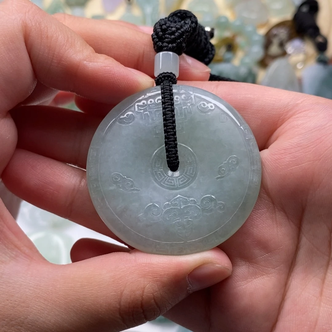 颈饰未镶嵌翡翠仿古平安扣