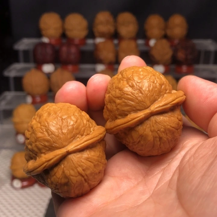 文玩核桃把件26太阳系元宝