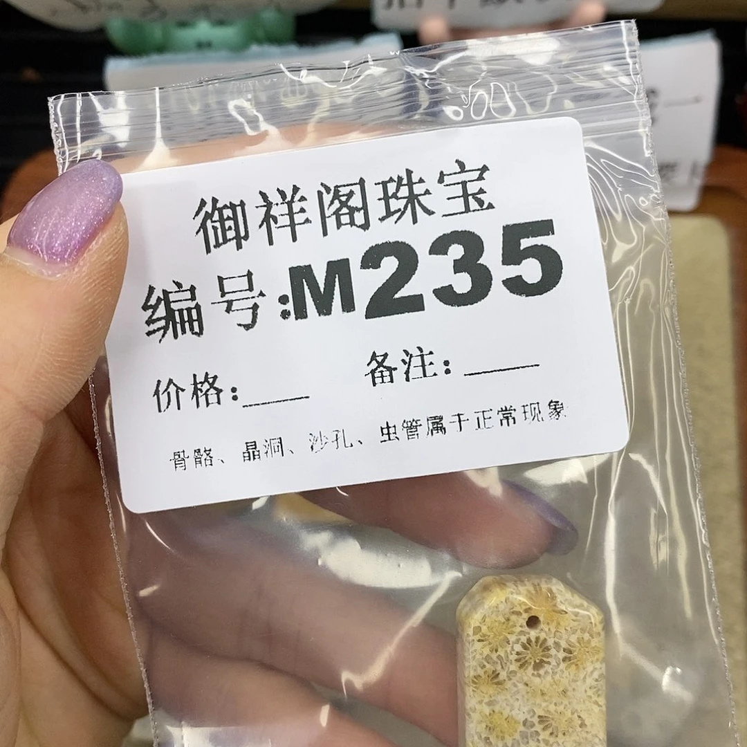 石英质玉未镶嵌颈饰郭*鱼