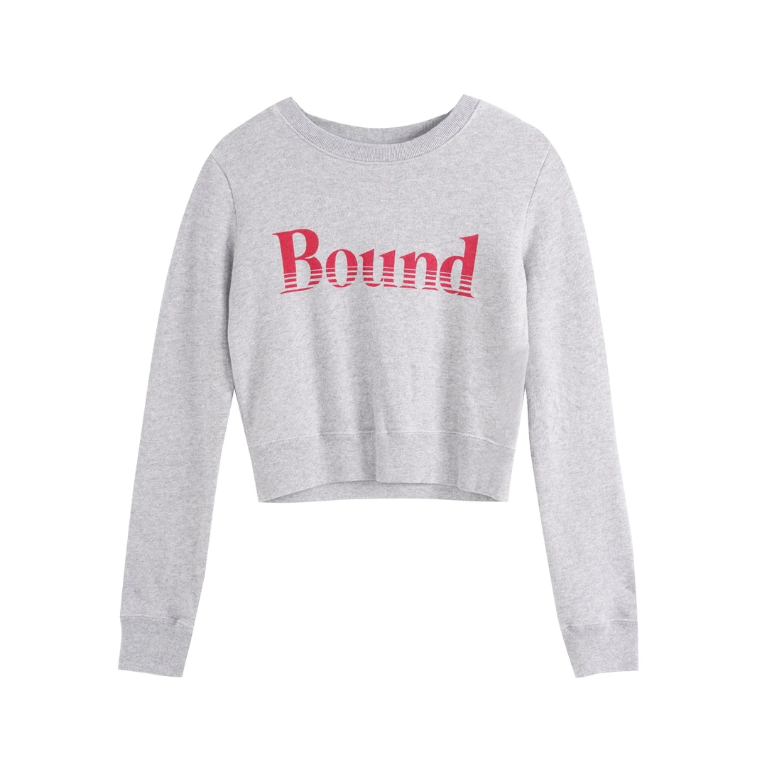 【Montendre】 C 秋季新款字母提花毛衣针织衫长袖圆领上衣