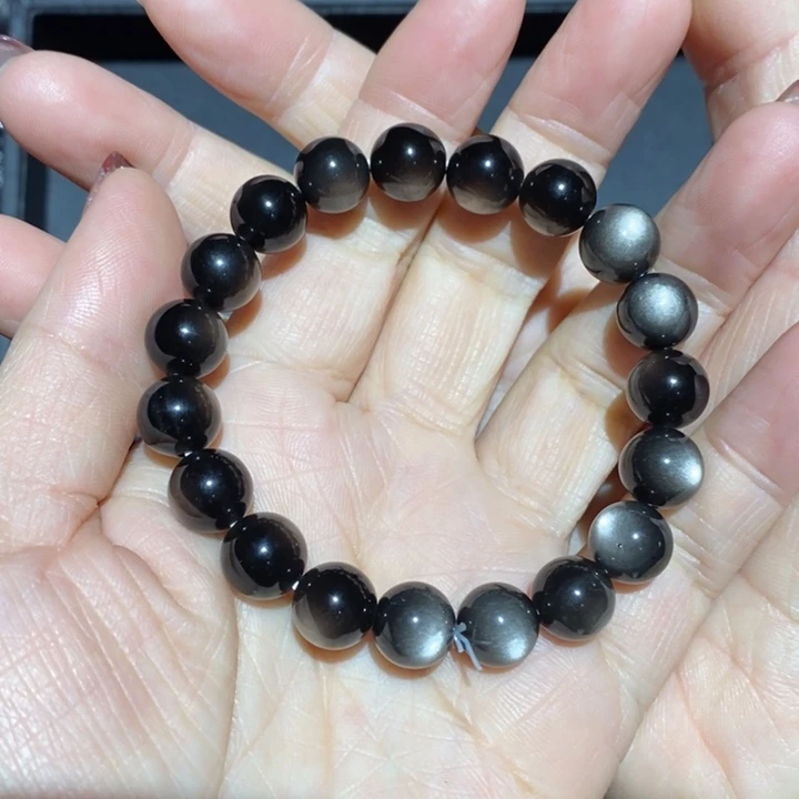 黑曜岩手链未镶嵌临***人