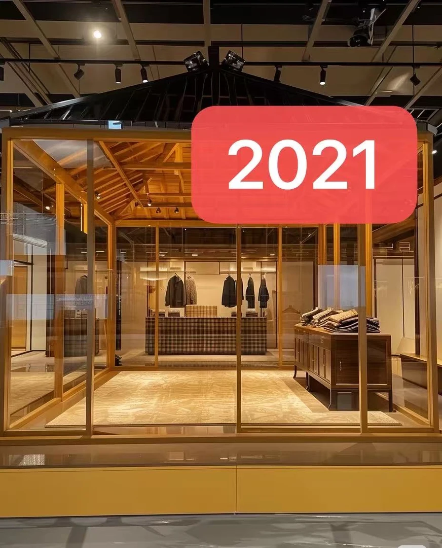 [金曼]经典时尚定制款百搭格子长裤2021