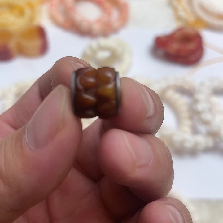 驼骨手串/手链驼骨老料卡14吞金兽