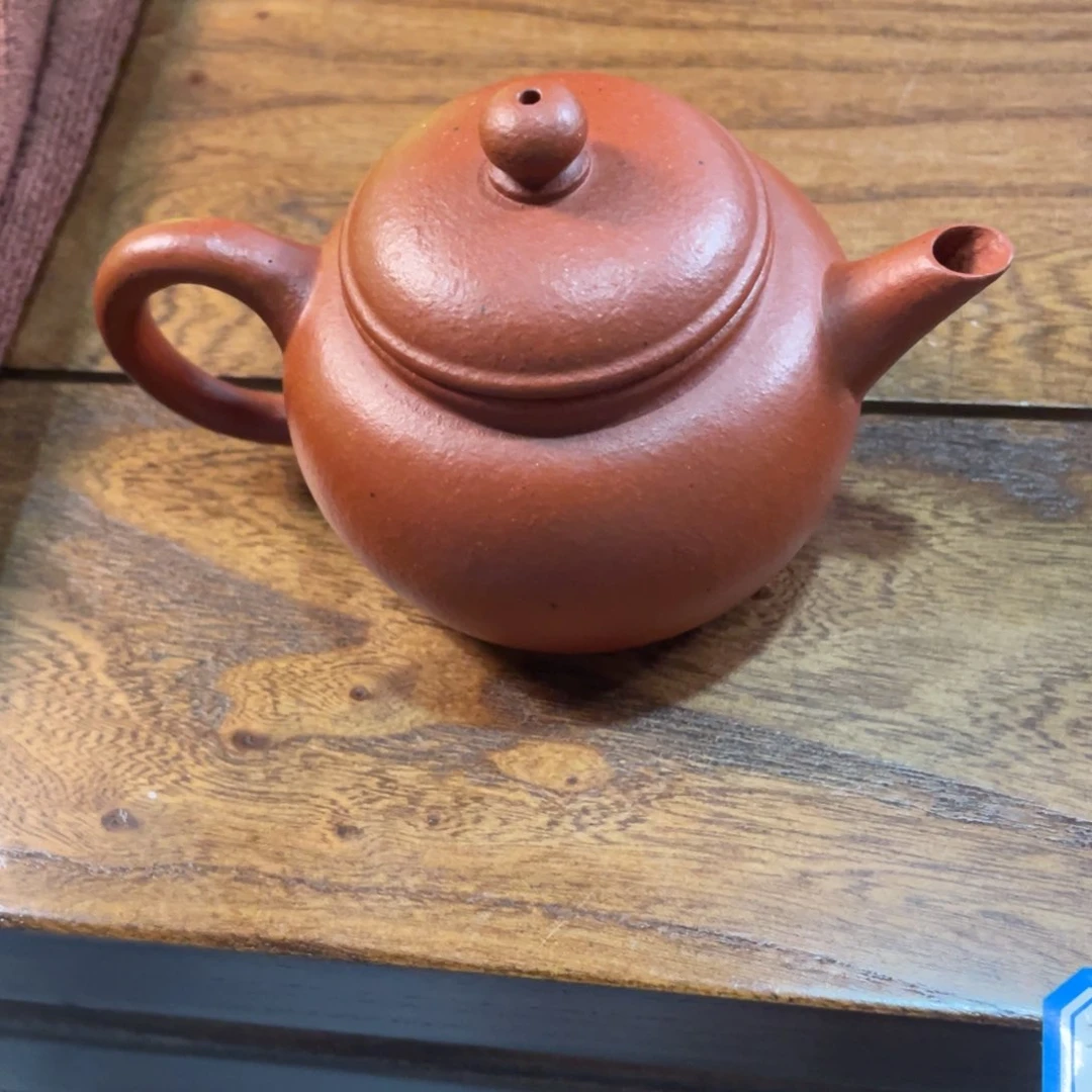 茶壶紫砂D79号，原矿大红泥，慕古水平