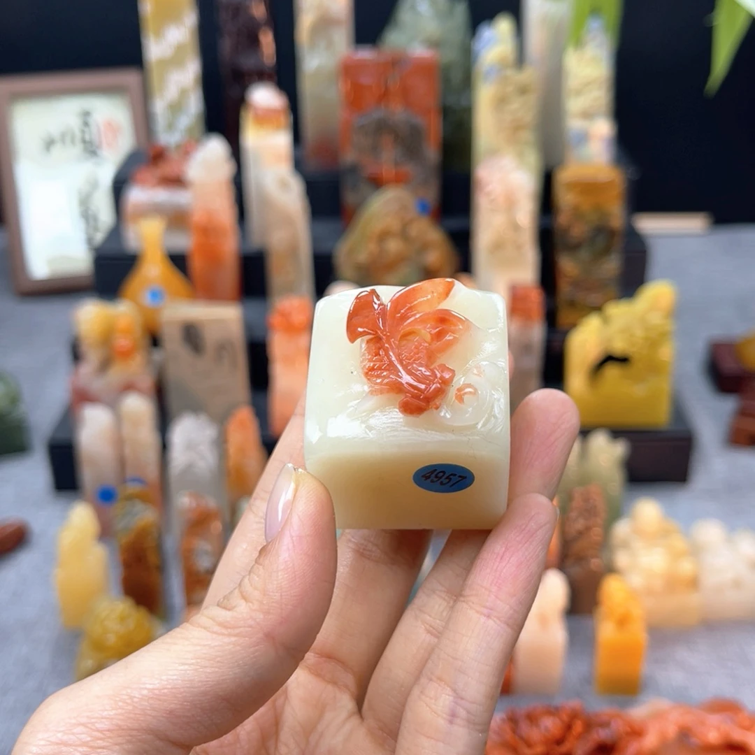 印石寿山石4957。