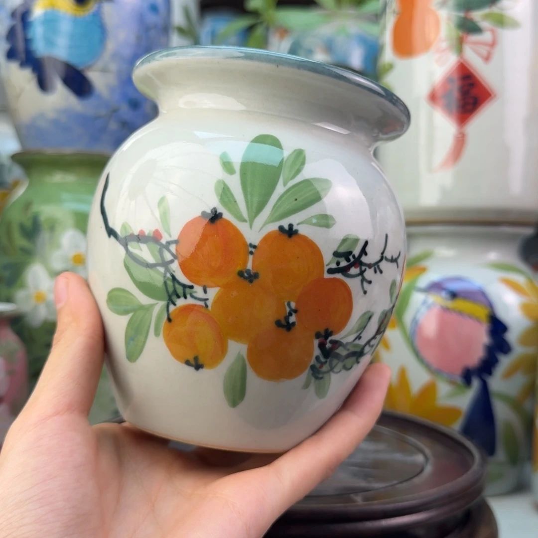 景德镇纯手绘陶瓷花瓶