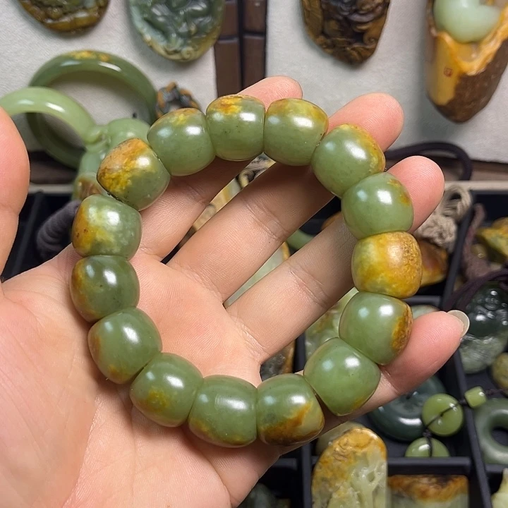 岫岩河磨玉（透闪石质玉）未镶嵌颈饰