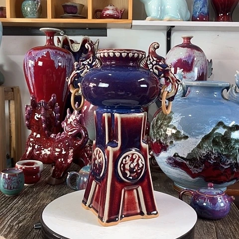 瓷片神垕镇钧瓷艺术