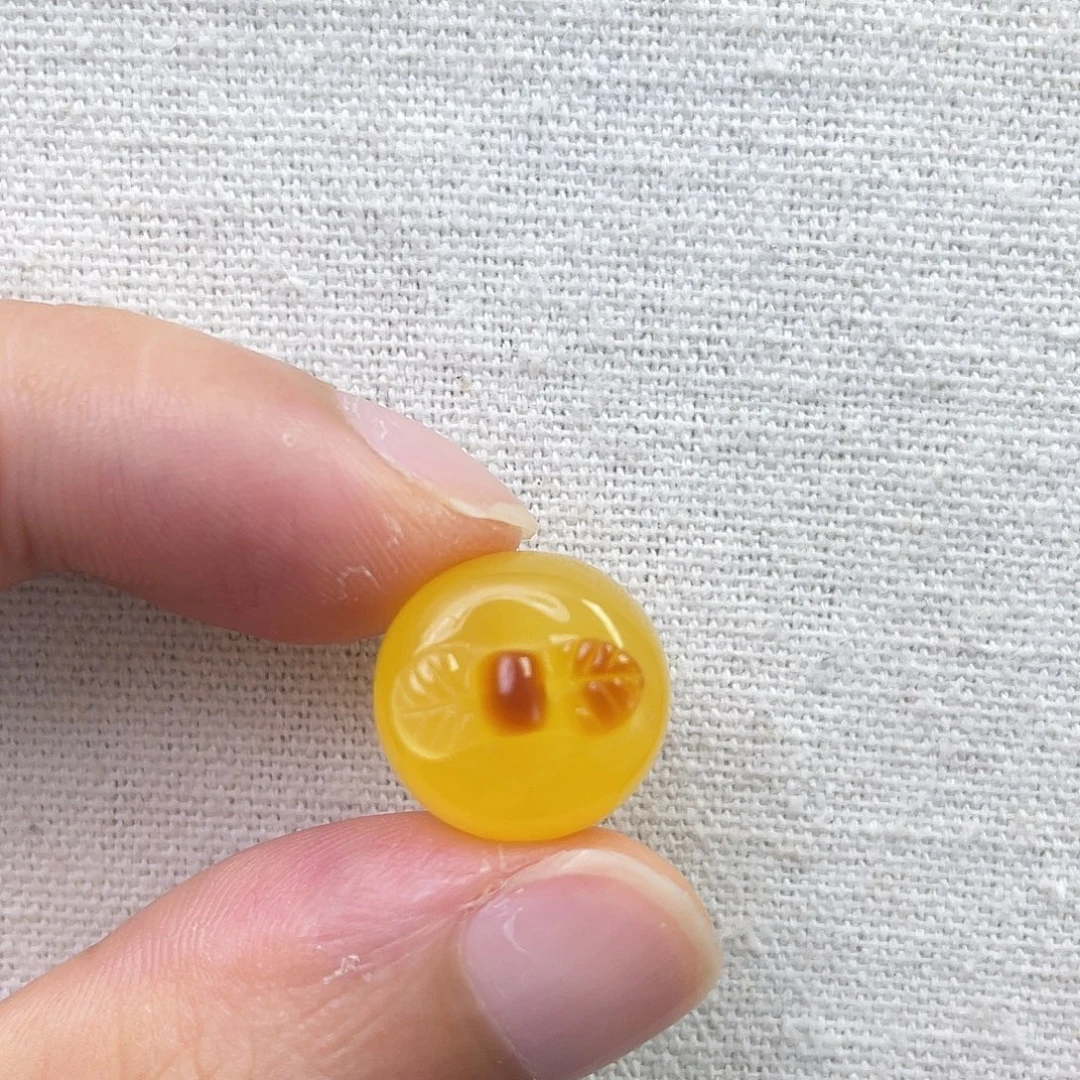 琥珀未镶嵌裸石苹果