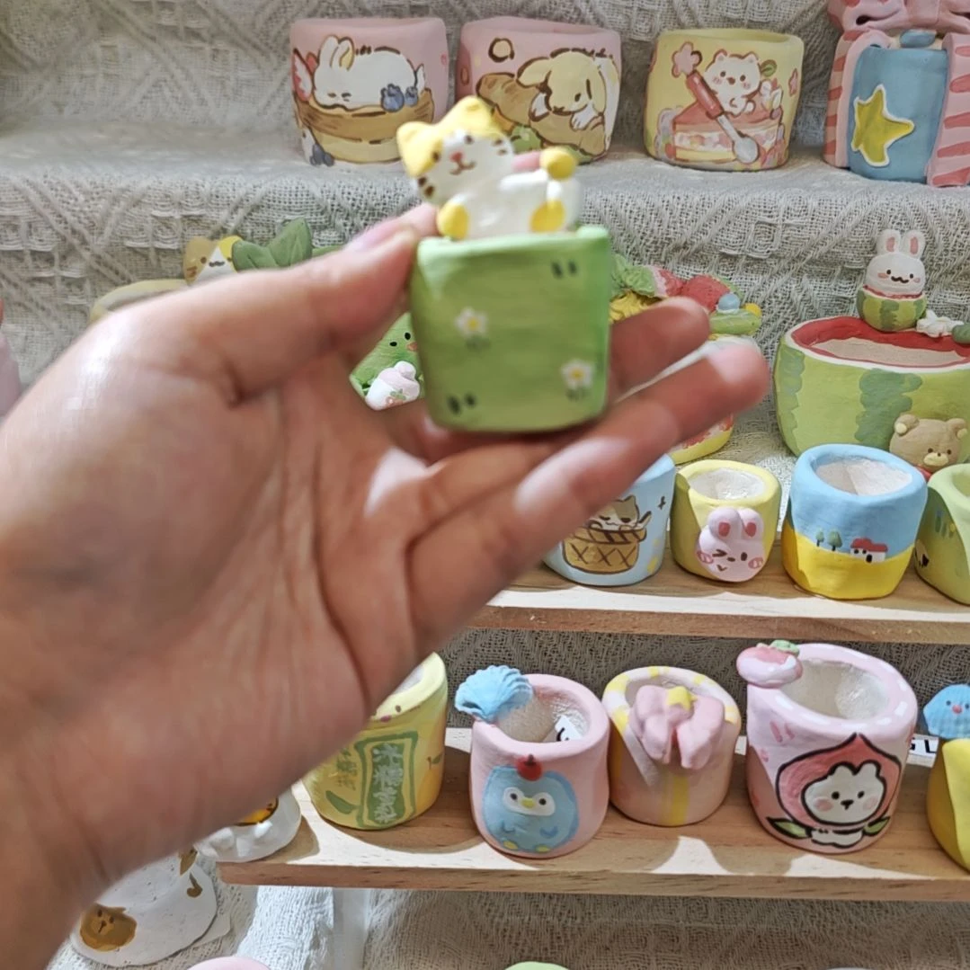 就***口满29.9包邮手工花盆