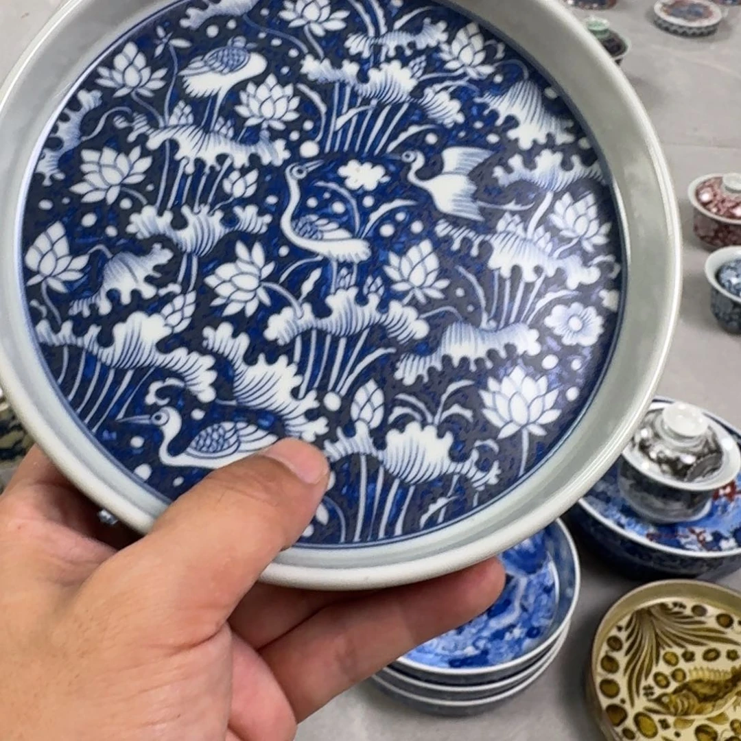 杯青花一路连科大壶承