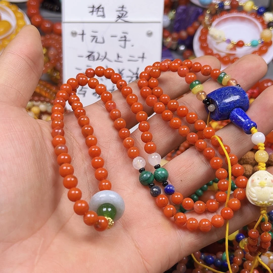 南***者玛瑙/玉髓未镶嵌手链54667