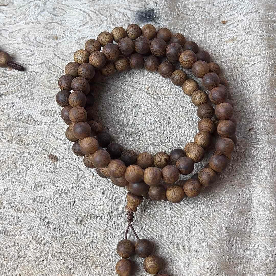 沉香手串08油野子多圈多样性发一沉香手串