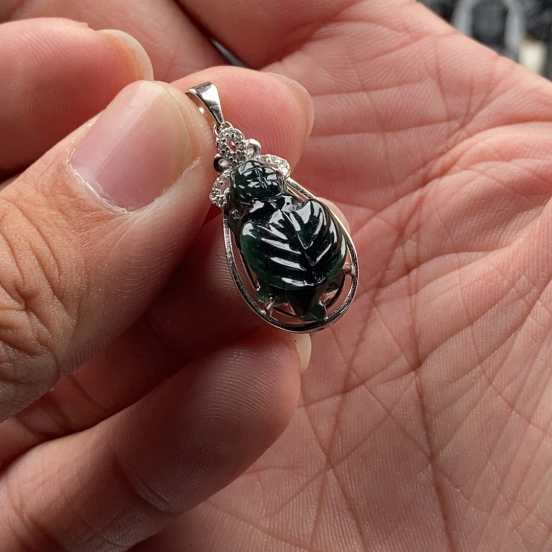 颈饰未镶嵌翡翠貔貅