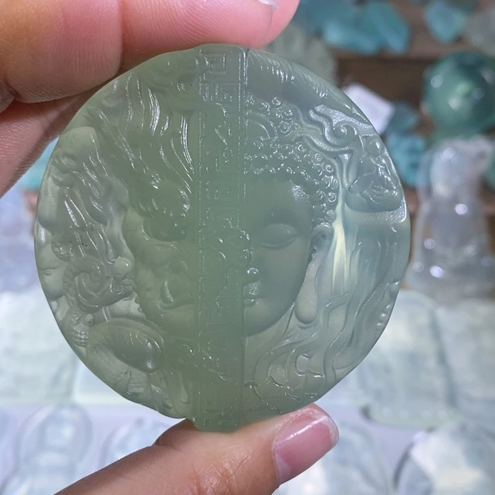 岫玉吊坠未镶嵌吊坠