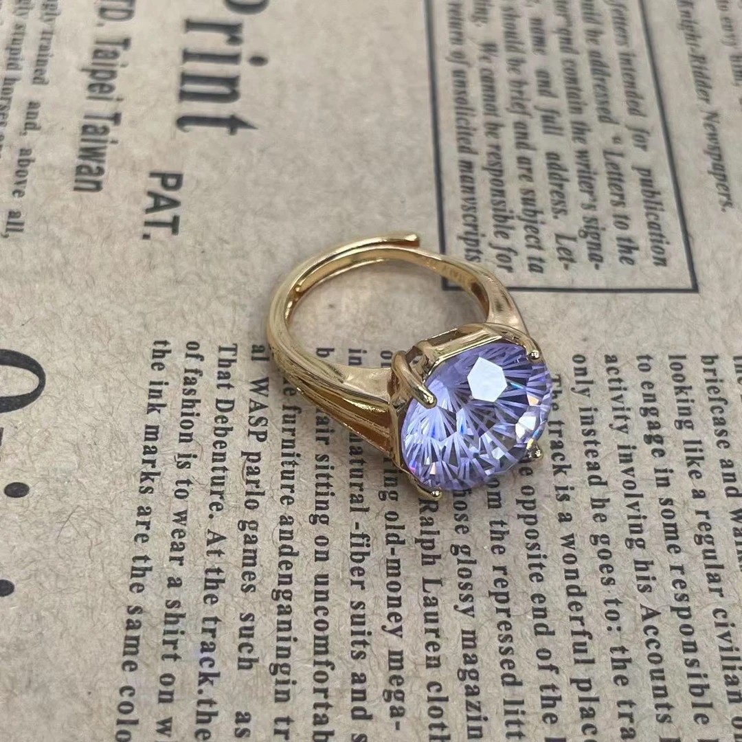 DYJC028 紫色戒指