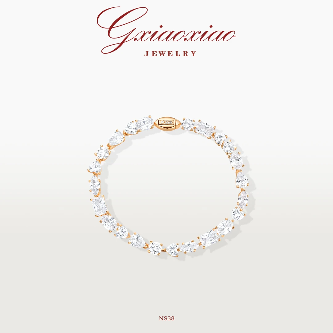 G XIAOXIAO 镀K金【银河碎星】法式高级感轻奢百搭手链 NS38