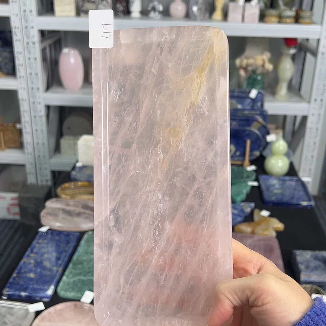 石材金丝粉水晶。 117