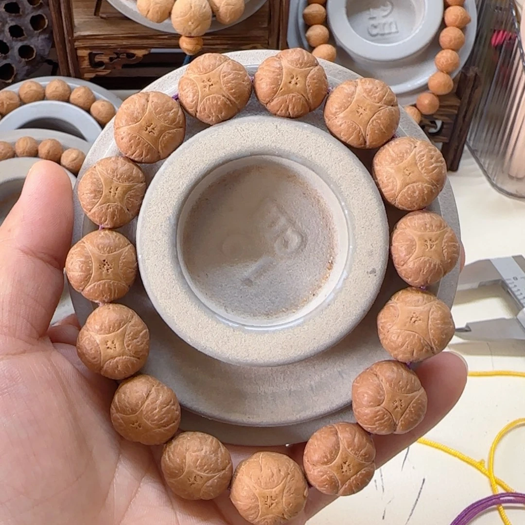 手串凤眼菩提18mm左右麒麟放漏0@512