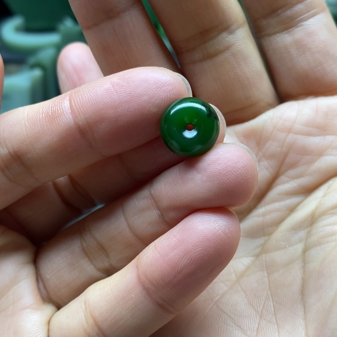 未镶嵌和田玉挂件圆*