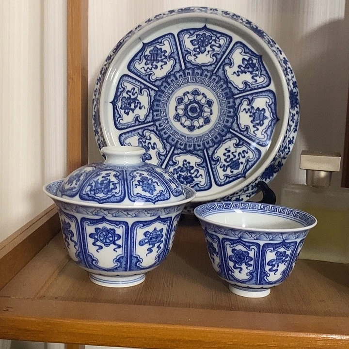 瓷【至坤承器】八宝套组