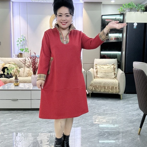 《乐姐》推荐秋冬季休闲裙子2216款，涂
